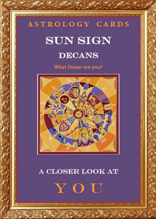 Sun Sign Decans: Astrology cards