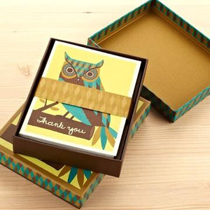 Thank You Owl Boxed Cards