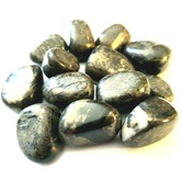 Pyrite and Lemurian Jade Tumble