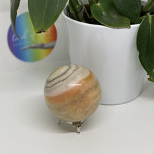 Load image into Gallery viewer, Peach Calcite Sphere